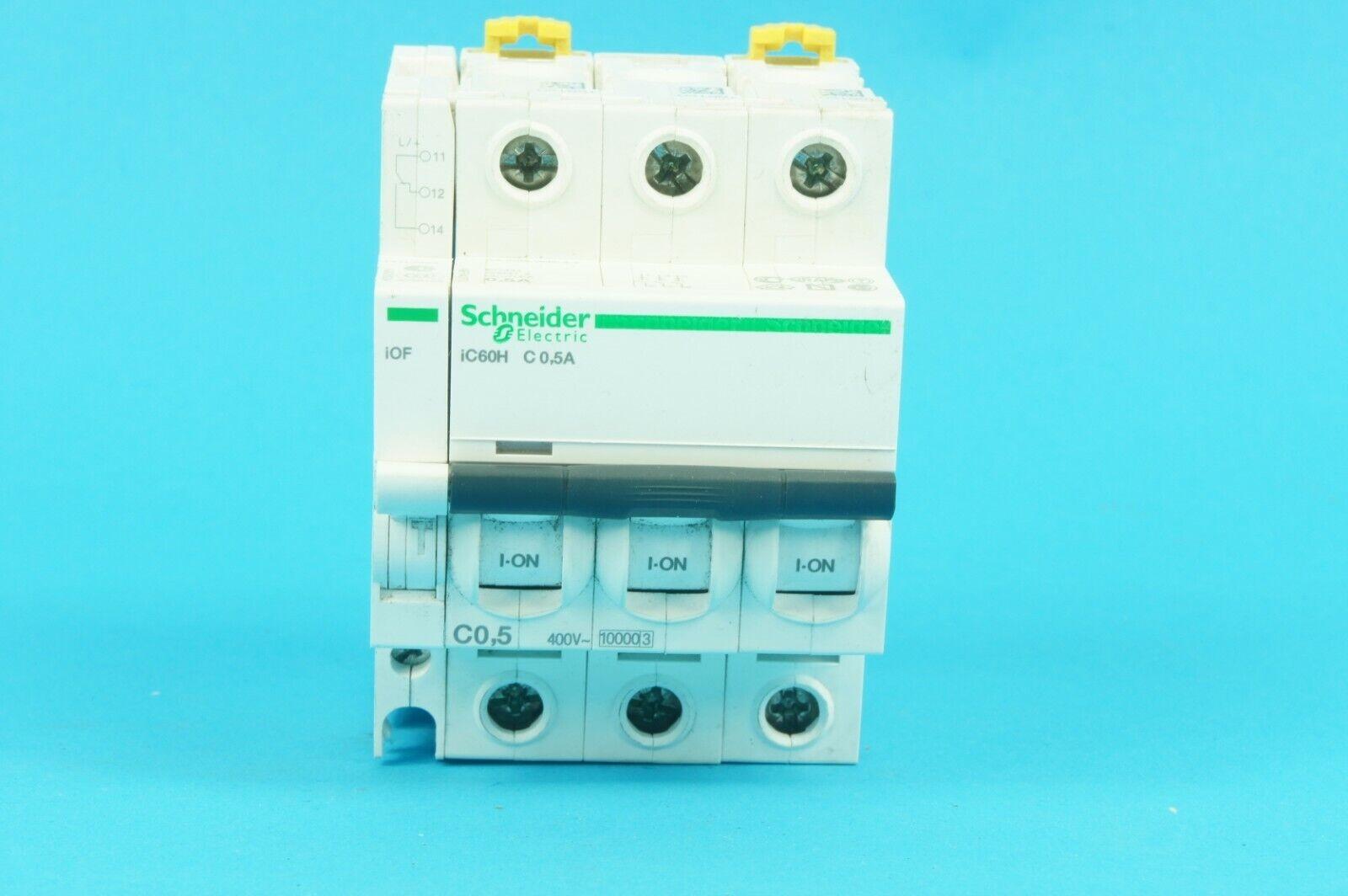 A9F84370 C60H C0.5A 3-pole circuit breaker 10KA A9A26924 OF Contact