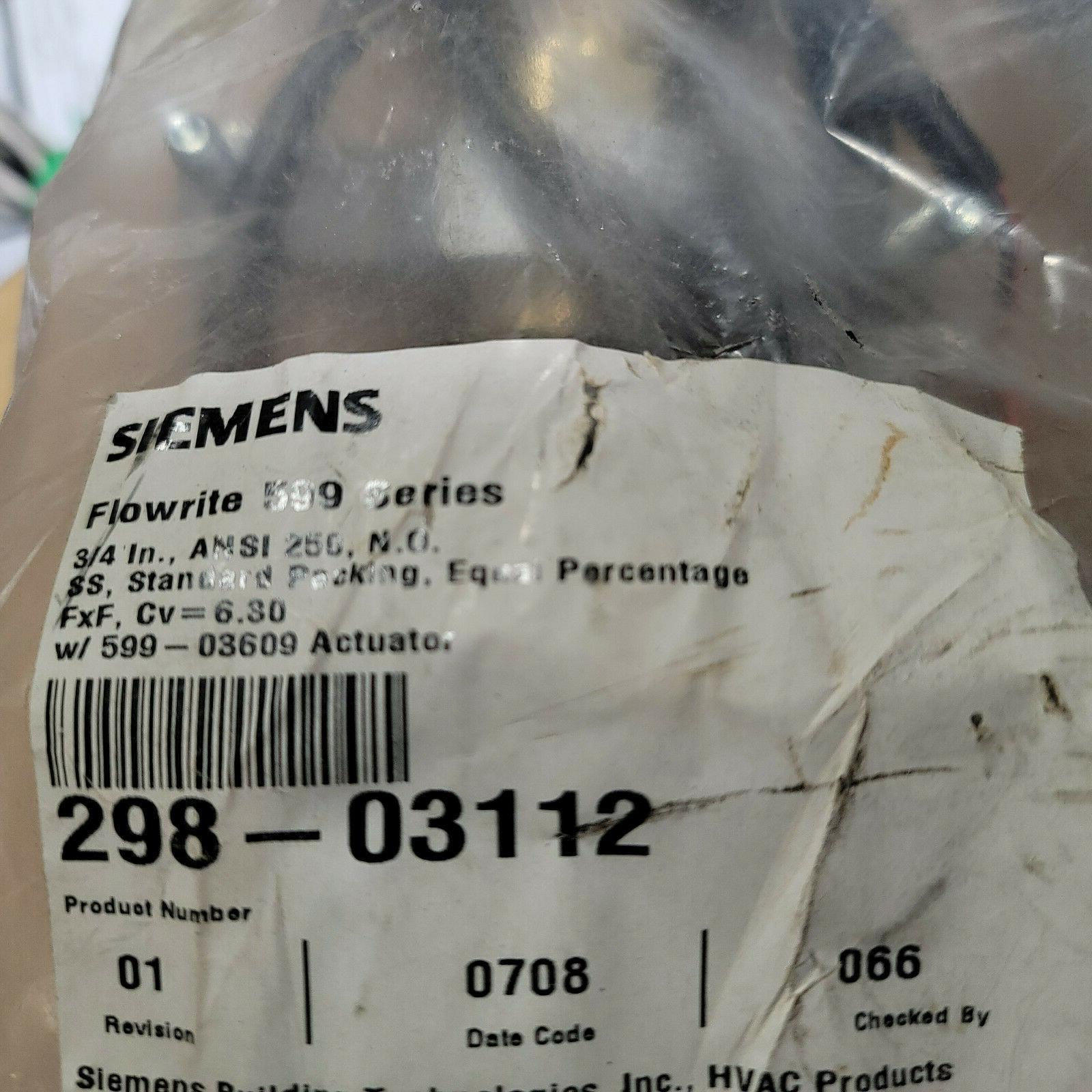 298-03112 Flowrite 599 Series Actuator Valve Assembly NOS