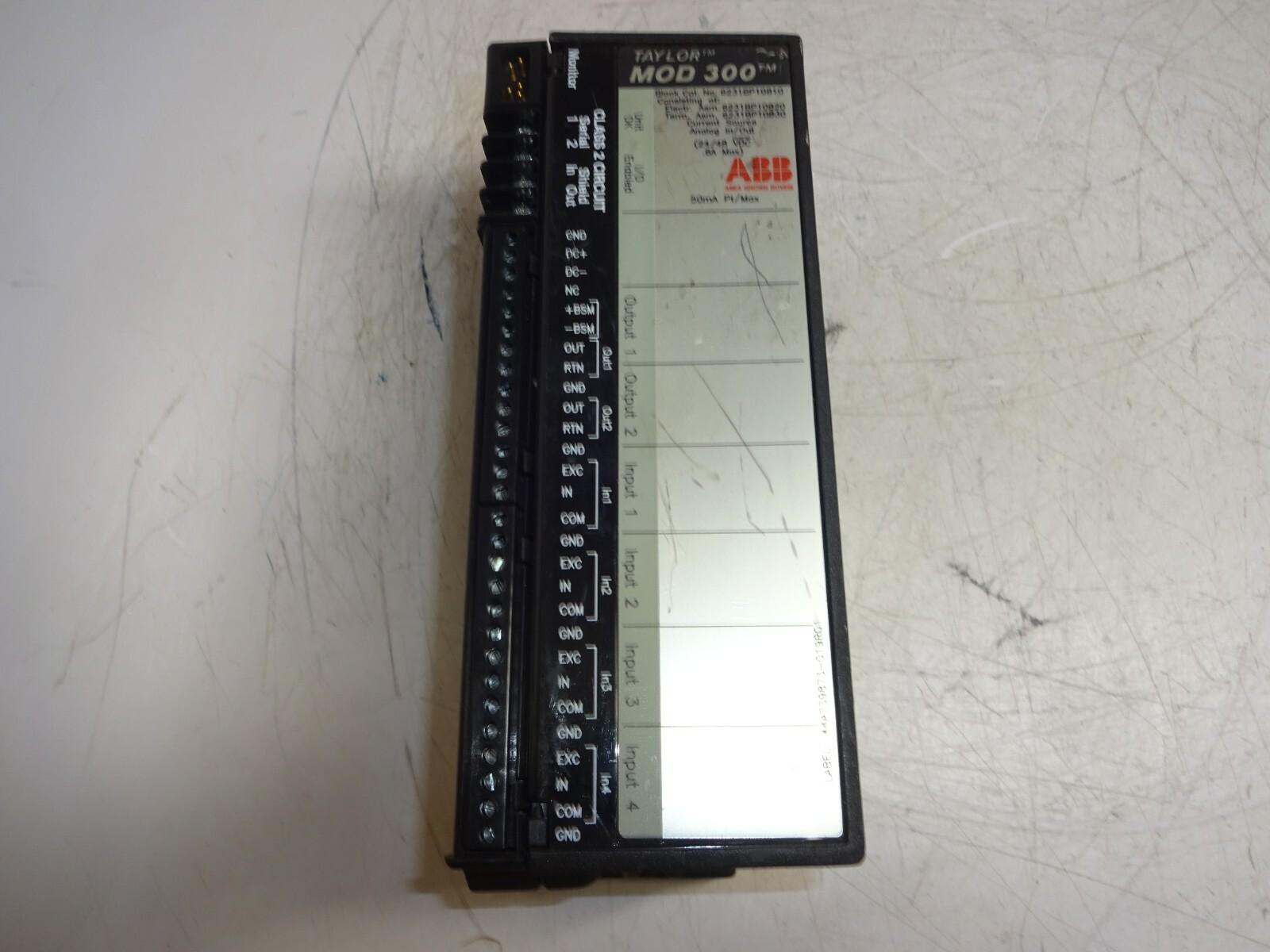 6231BP10820E-KSP I/O ANALOG BLOCK 6231BP10810 WITH 6231BP10830D-K TERMINAL