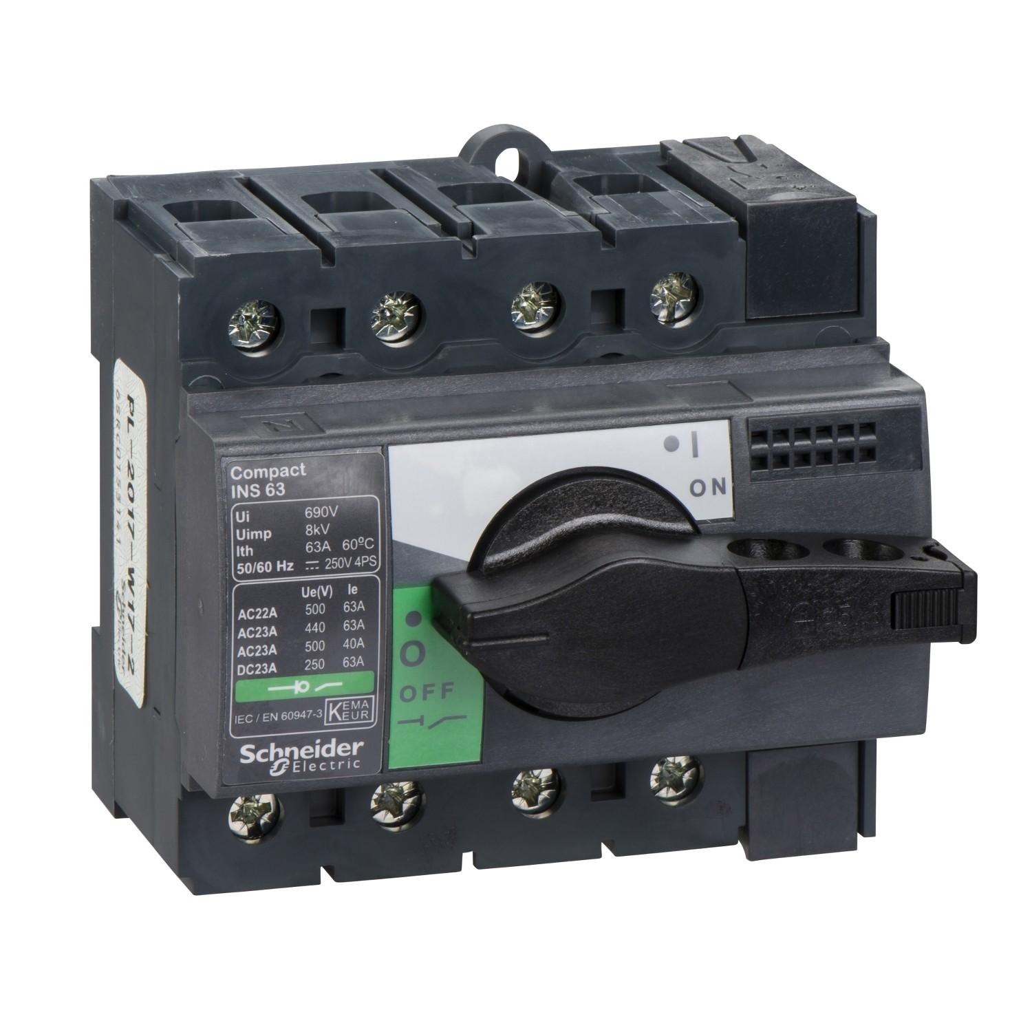 28903 ISOLATOR SW 63A 4P INS63