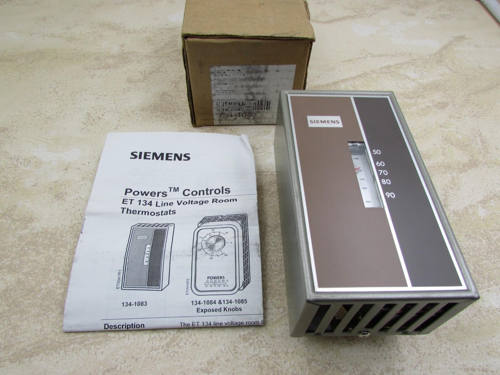 134-1083 Powers Control ET 134 Line Voltage Thermostat