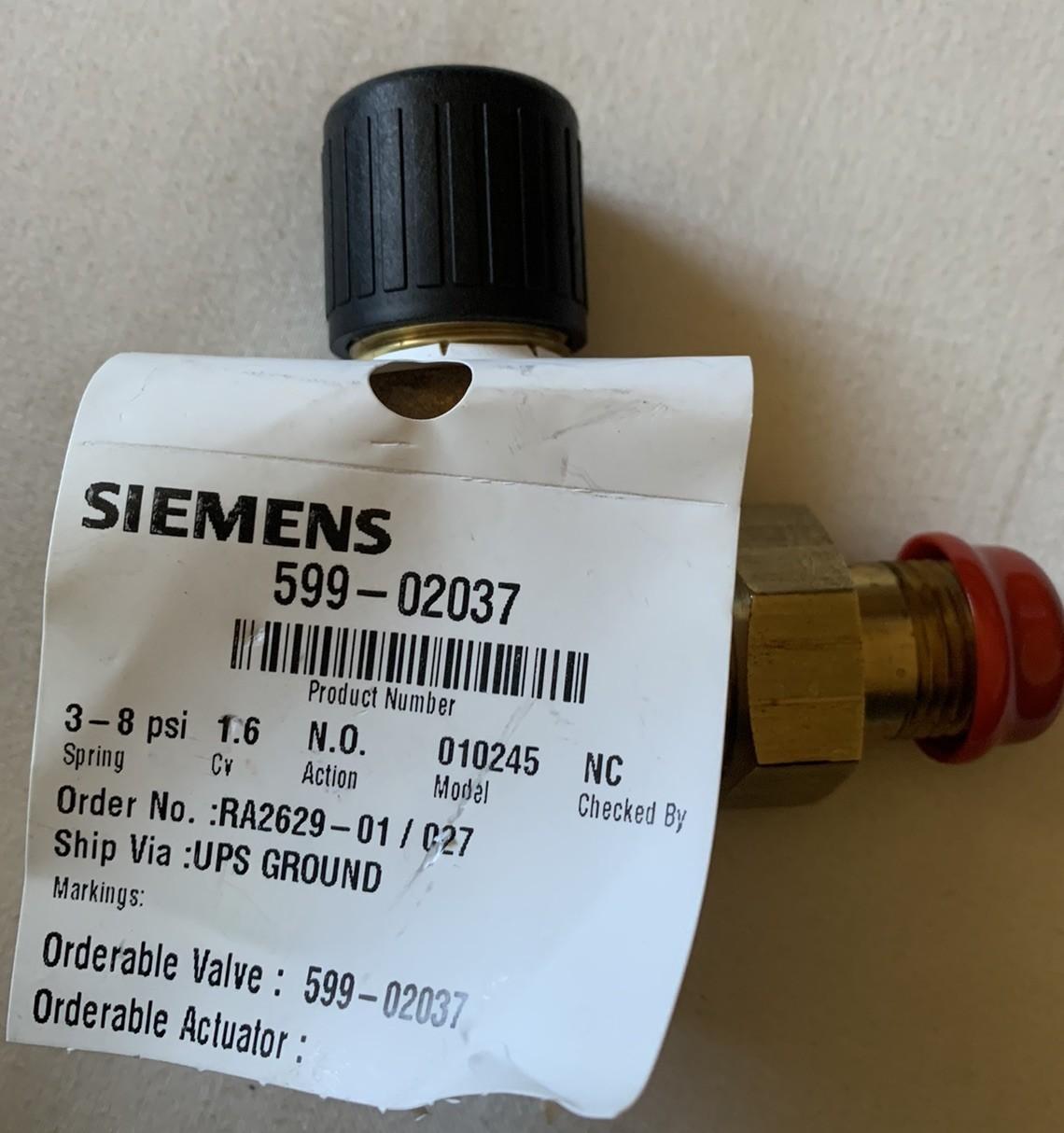 599-02037 1/2" 2-Way N/O Brass Globe Valve Body Female Male Union
