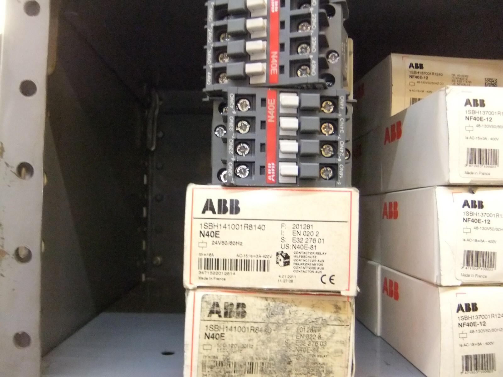 RELAY N40E-81 N40E81 4-POLE NORMALLY OPEN, 24 VOLT AC
