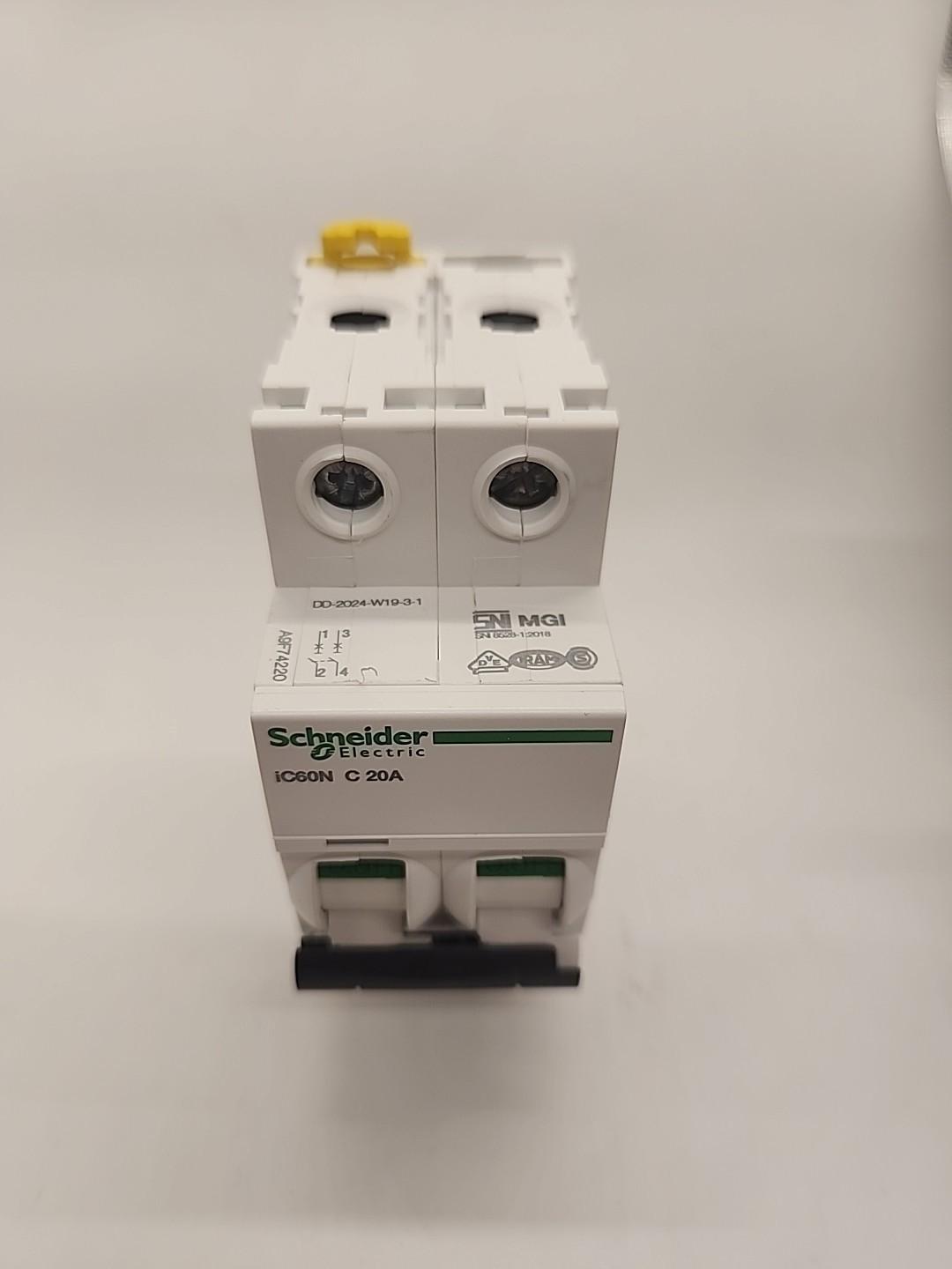 A9F94220, Mini Circuit Breaker, iC60L, C20, OEM