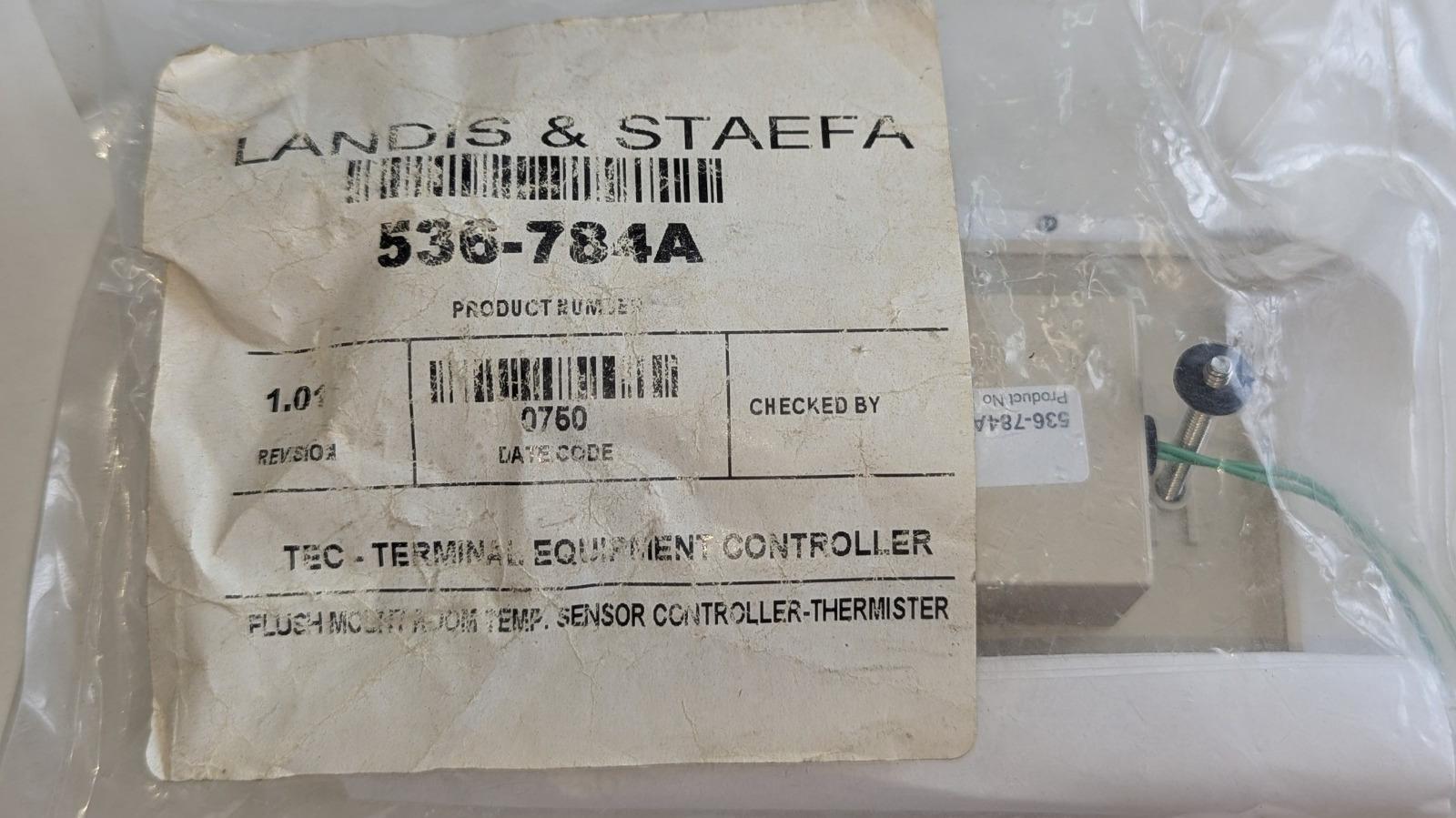 LANDIS & STAEFA 536-784A Flush room mount temp sensor