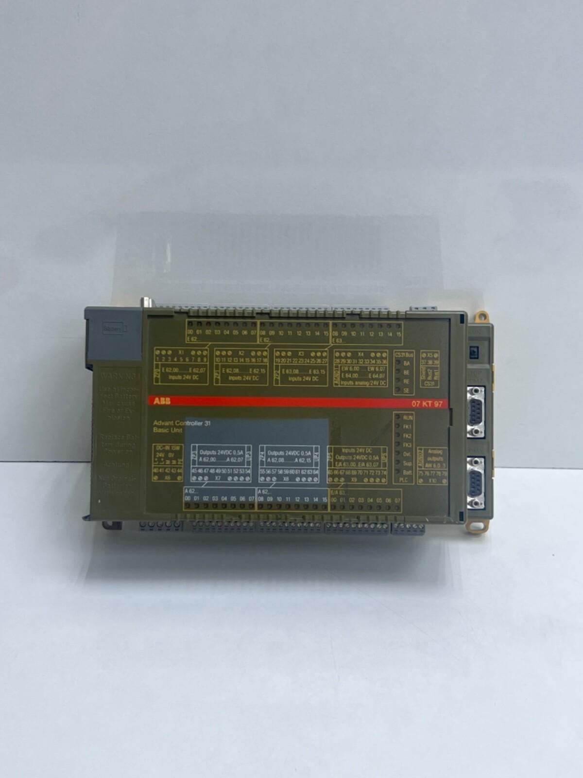 GJR5253000R0272 07KT97D ADVANT CONTROLLER 31 BASIC UNIT