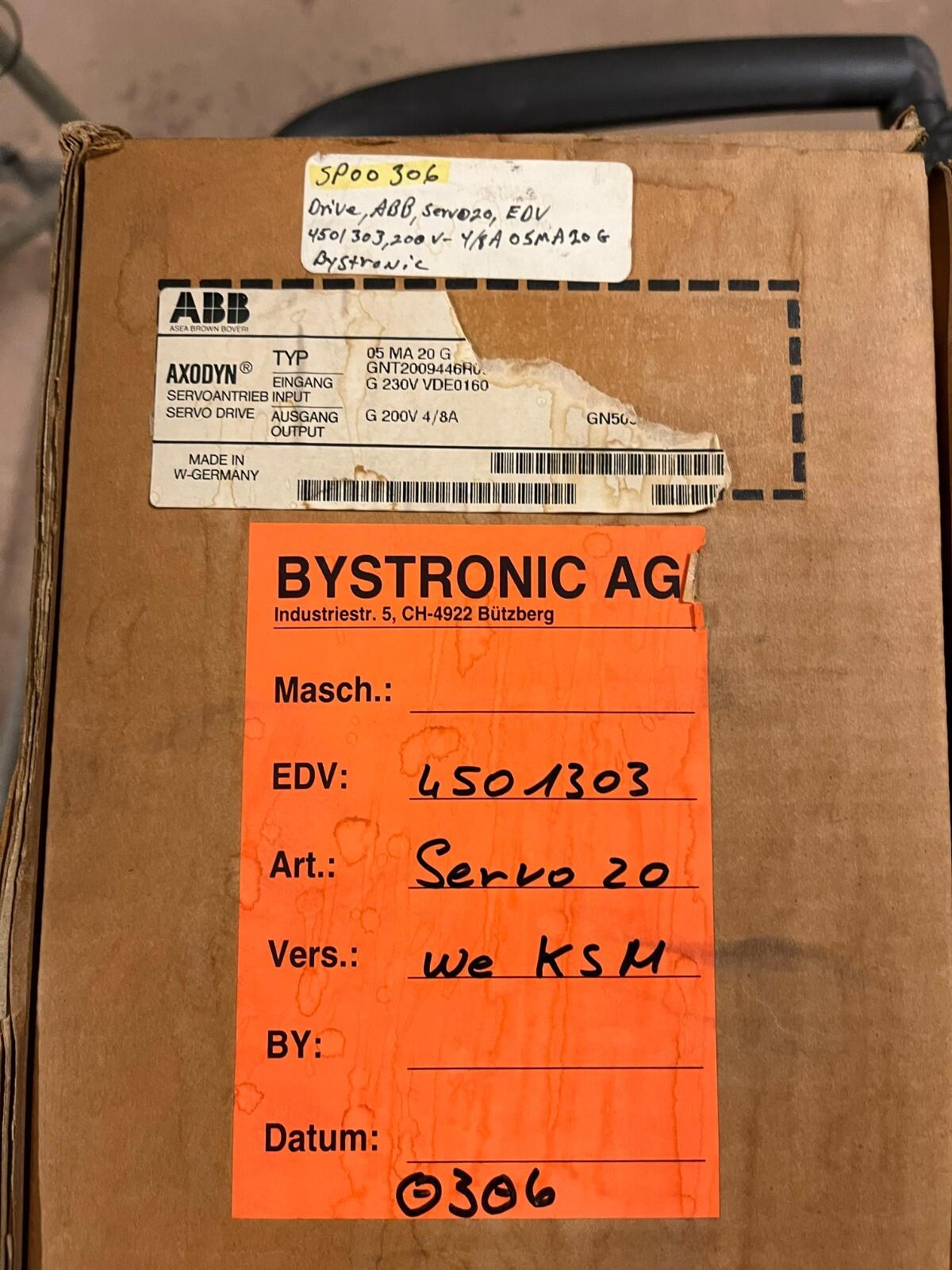 Drive Axodyn Typ 05MA20G GNT2009446R0008