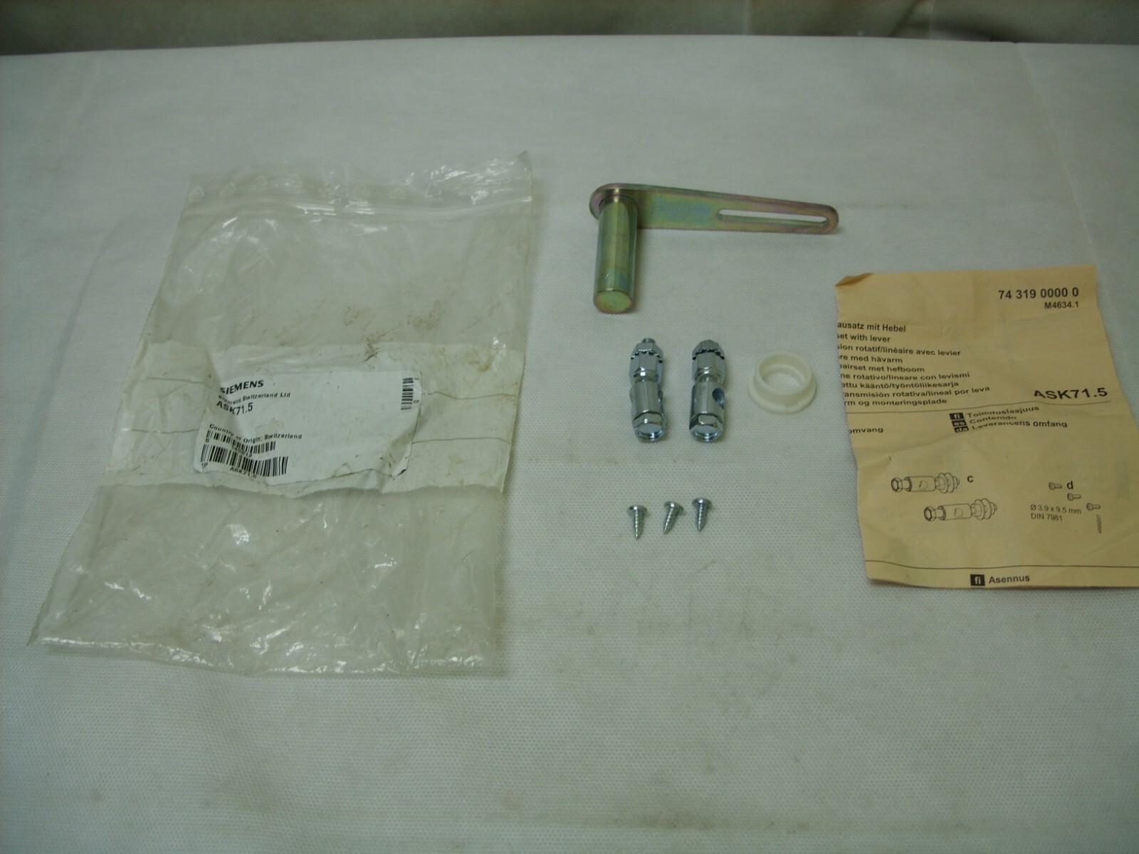 Rotary/Linear Actuator Mounting Hardware Kit ASK71.5 NOS