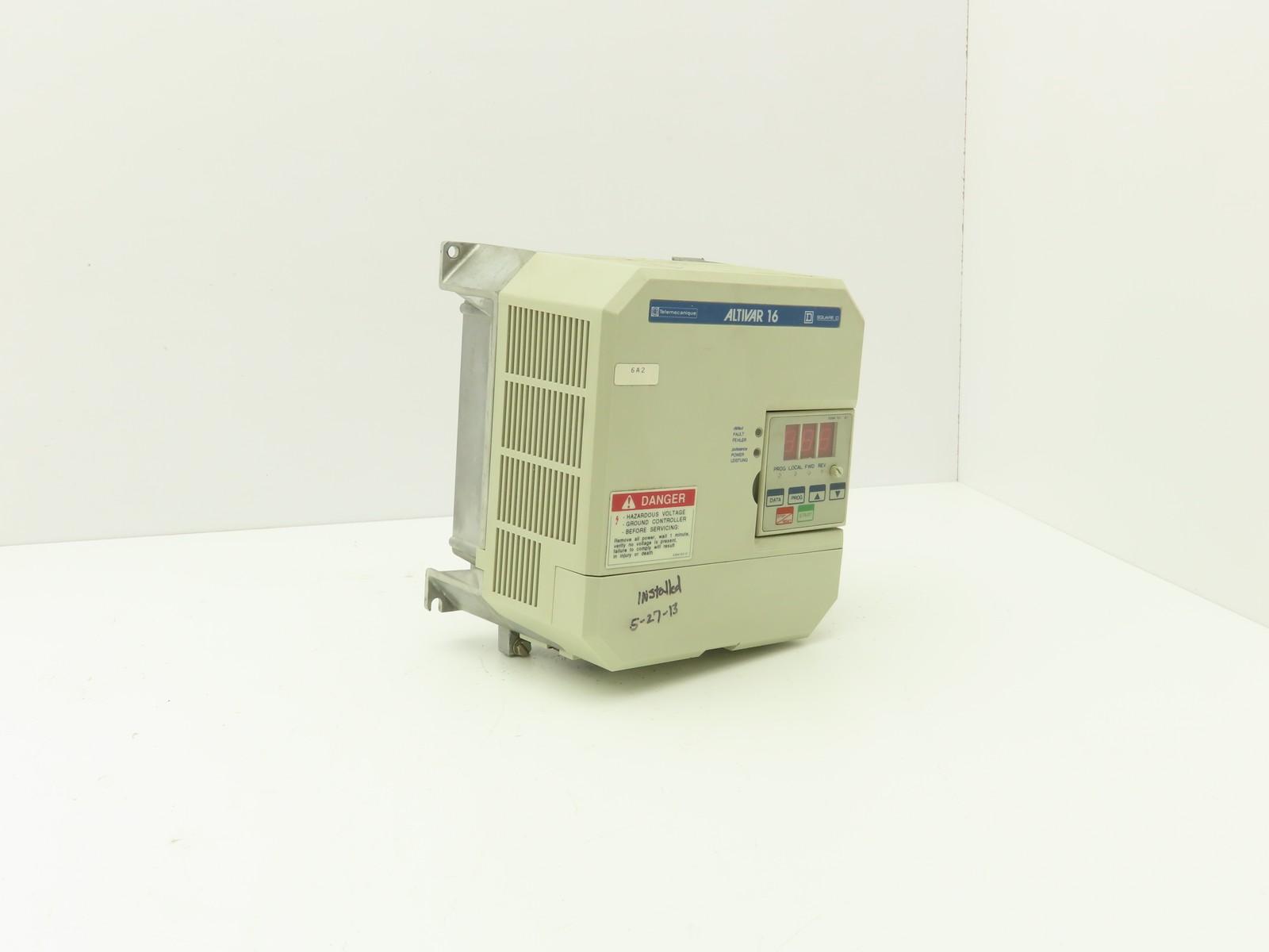 ATV16U29M2 Altivar 16 VFD 1/3PH In 3PH 7.1A Out 2HP 208/240VAC 0.1-200Hz