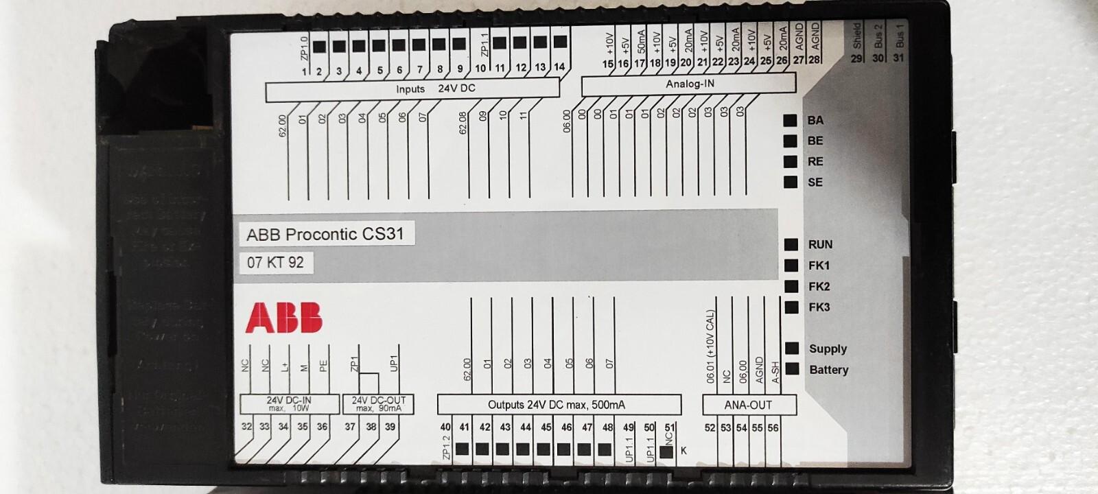 CS31 07KT92 PROCONTIC MODULE GJR5250500R0202