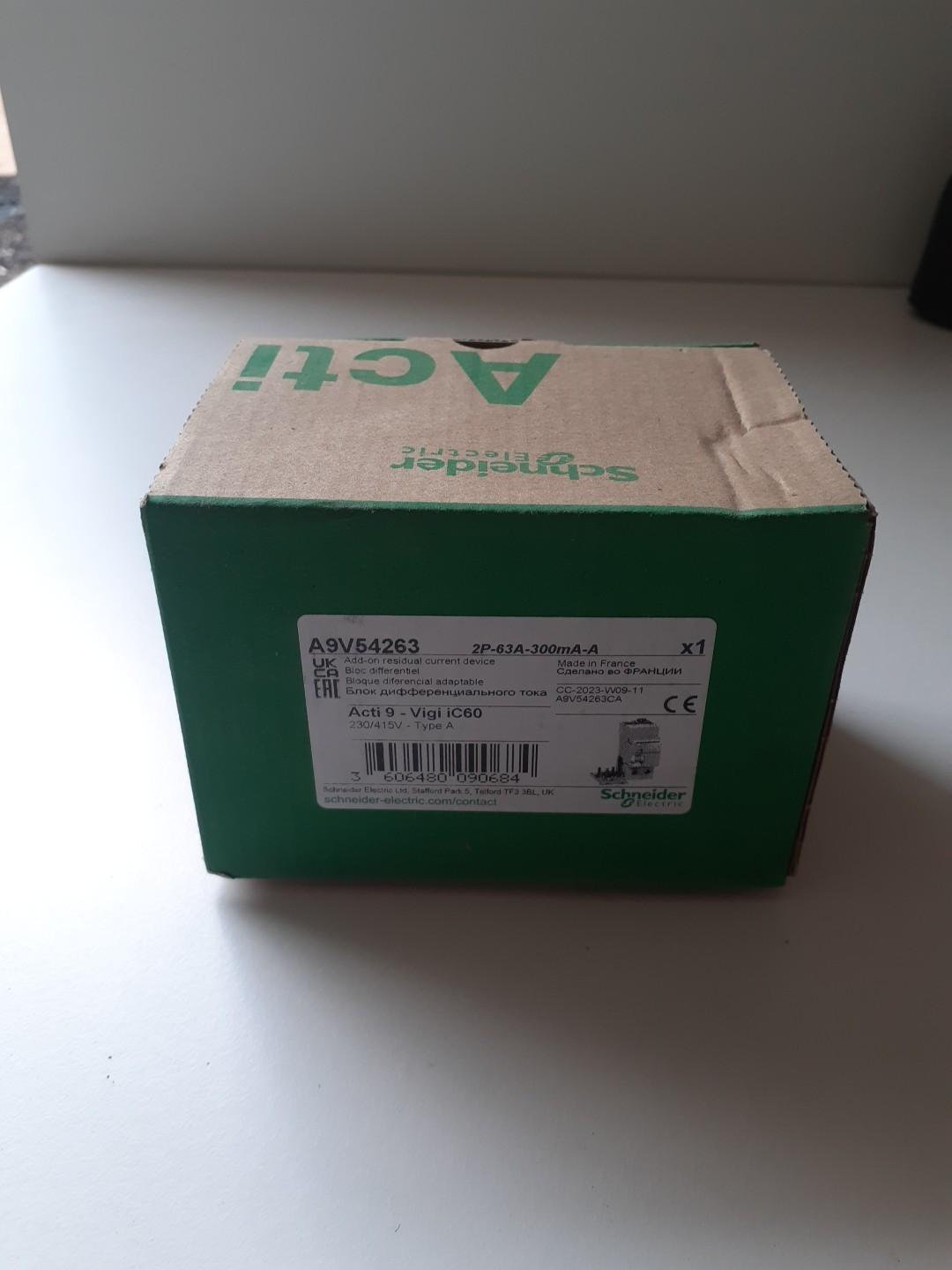 Acti Vigi IC60 A9V54263 2P-63A-300mA-A Type