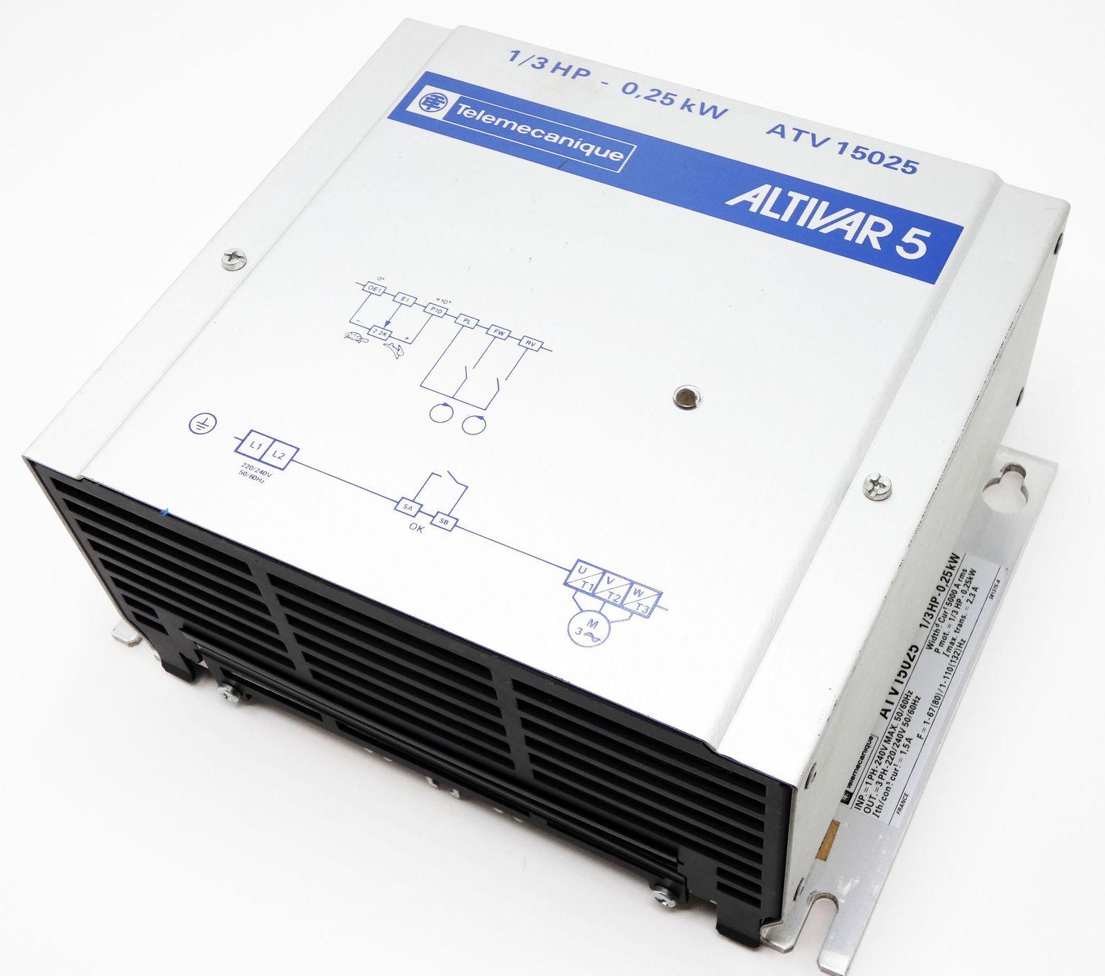 Altivar ATV15025 1/3HP 0.25kW 2.3A Inverter