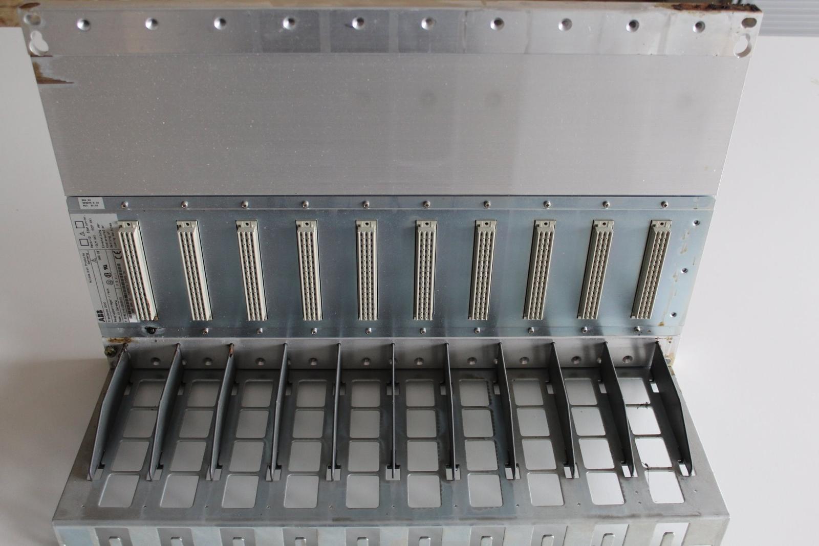 ABB SLOT RACK FREELANCE 2000 8 WITH 10 MODULE SLOTS