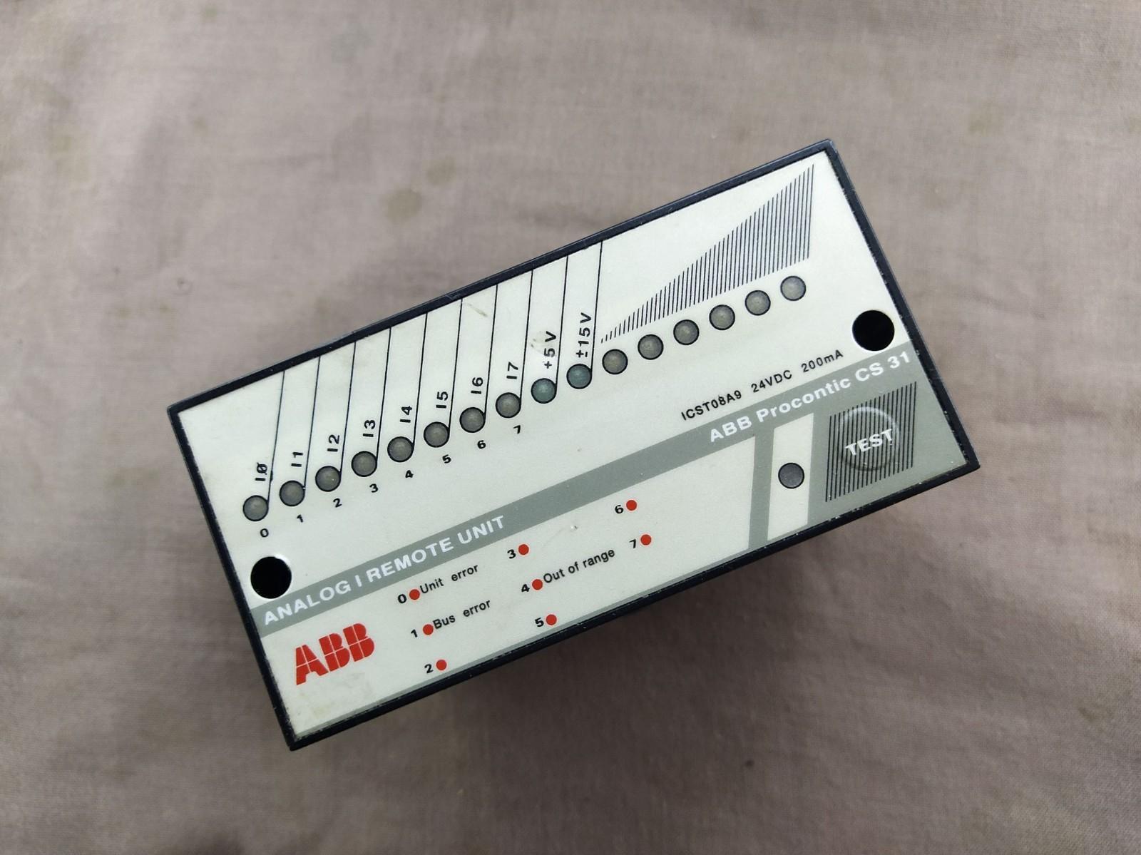 PROCONTIC CS 31 ICST08A9 ANALOG REMOTE UNIT 24 VDC 200mA FPR3335901R1012