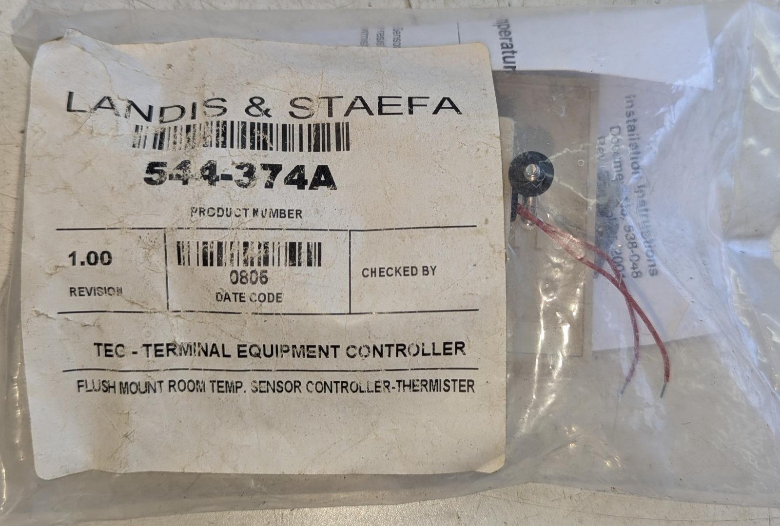LANDIS & STAEFA 544-374A Flush room mount temp sensor