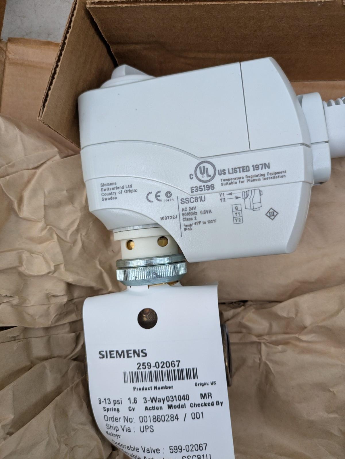 259-02067 Building Technology 3way Mix Valve