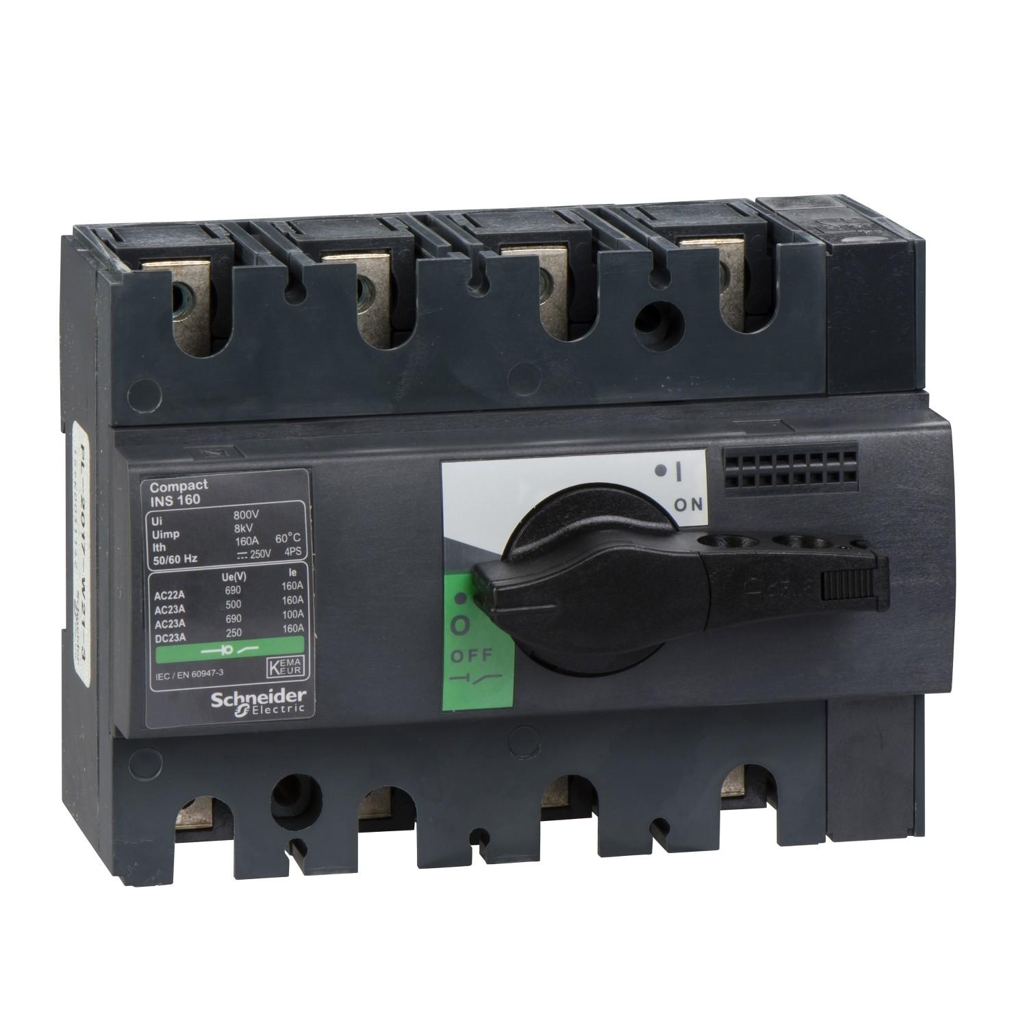28913 ISOLATOR SW 160A 4P INS160
