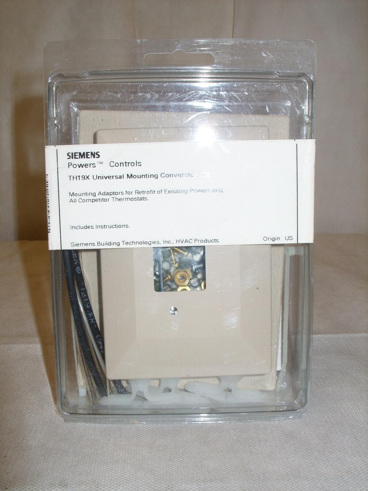 POWERS 192-300 NOS TH19X UNIVERSAL THERMOSTAT MOUNTING CONVERSION KIT