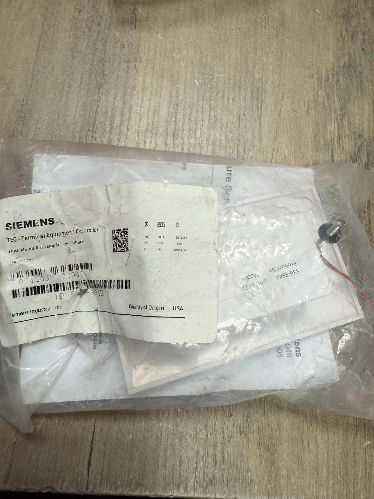 536-994B Flush Mount Room Sensor White Plastic
