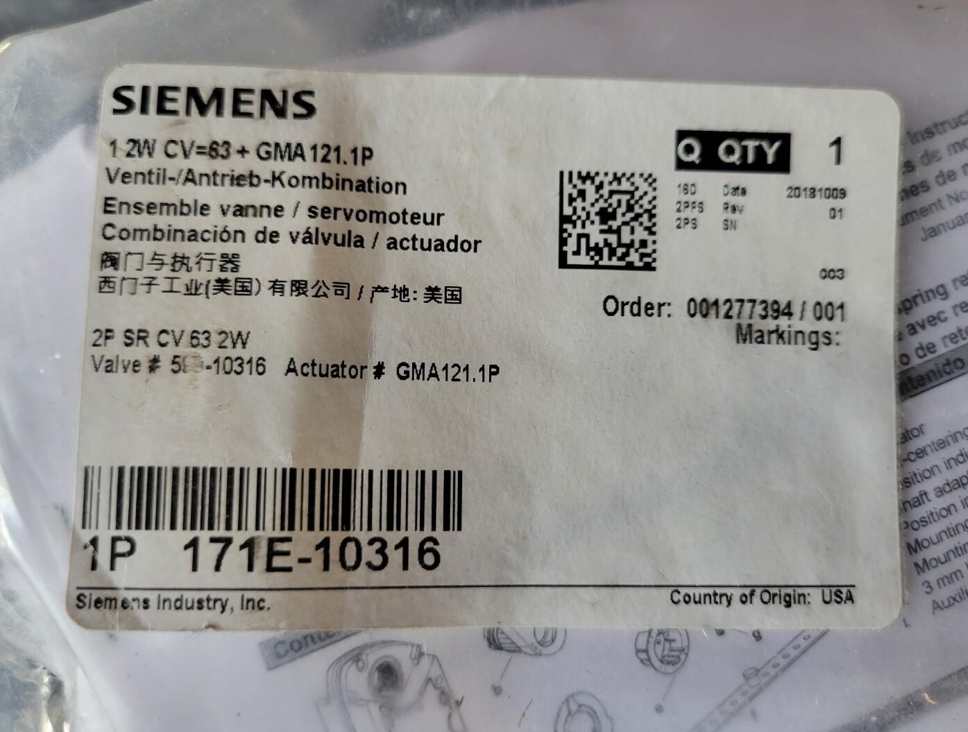 171E-10316 3-way 1" 2W Ball Valve Sealed