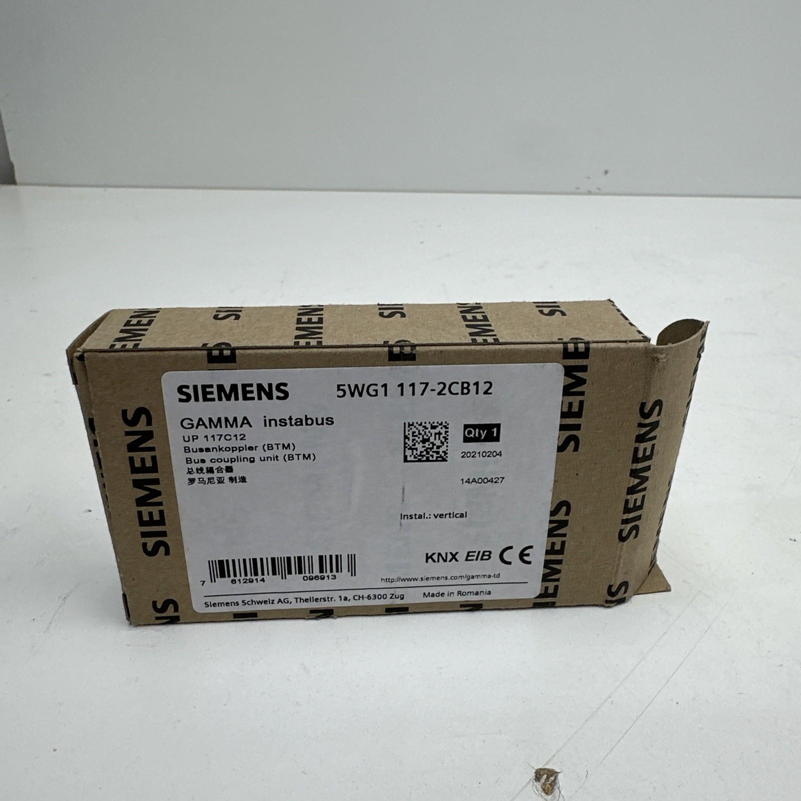 5WG1 117-2CB12 5WG1117-2CB12 Gamma instabus BTM Bus Coupling Unit