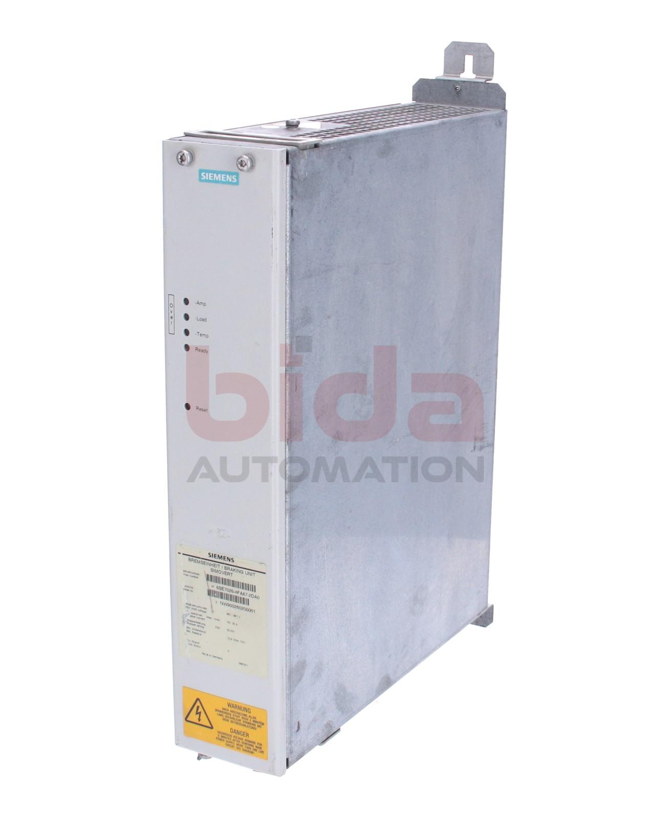 6SE7026-4FA87-2DA0 6SE7 026-4FA87-2DA0 SIMOVERT MASTERDRIVES