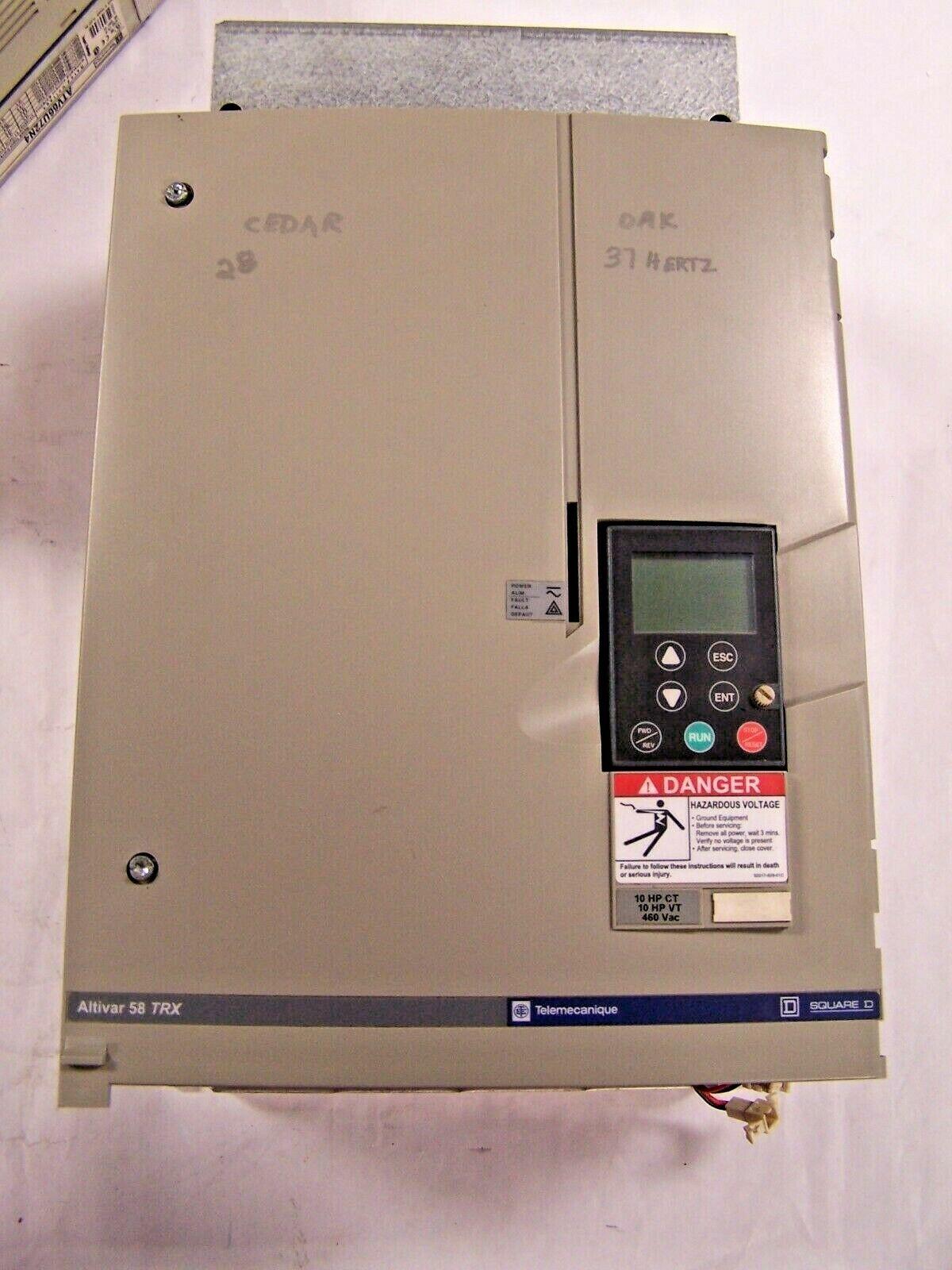 TELEMECANIQUE ALTIVAR 58 TRX AC DRIVE 10 HP 400/600V 3Ø ATV58PD12N4N
