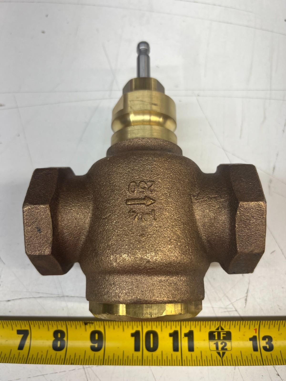 1-1/4" 599-03078 Globe Valve 2-Way Female NPT Connections 16 CV Brass