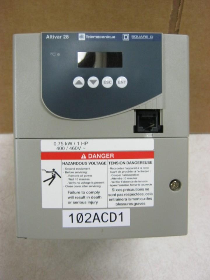 ALTIVAR 28 Telemecanique HP VFD Model: ATV28HU18N4U Parts)
