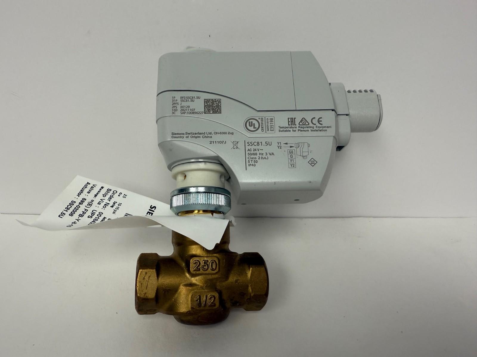 260-02008 POWERMITE 599 SERIES ACTUATOR SSC81.5U VALVE 599-02008