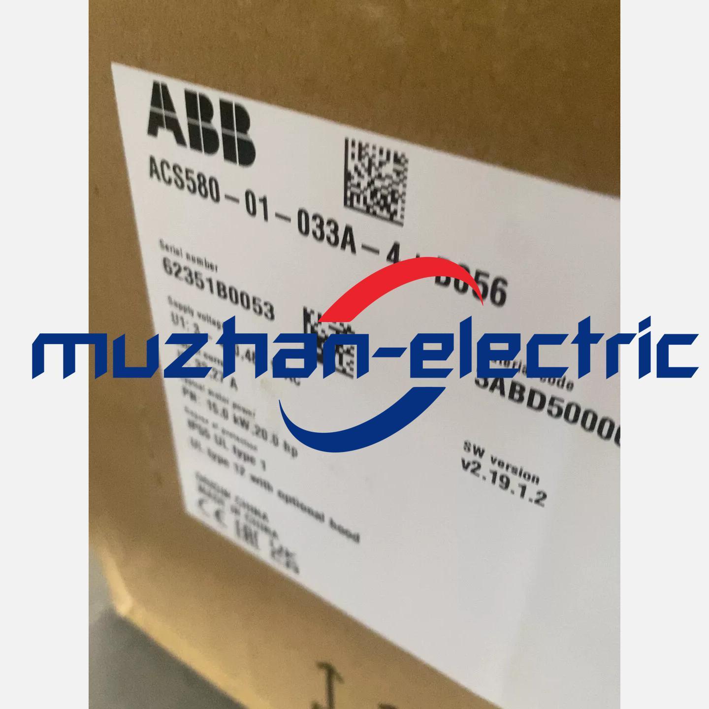 Inverter ACS580-01-033A-4+B056 3P 400/450 AC 15KW/20hp, Available