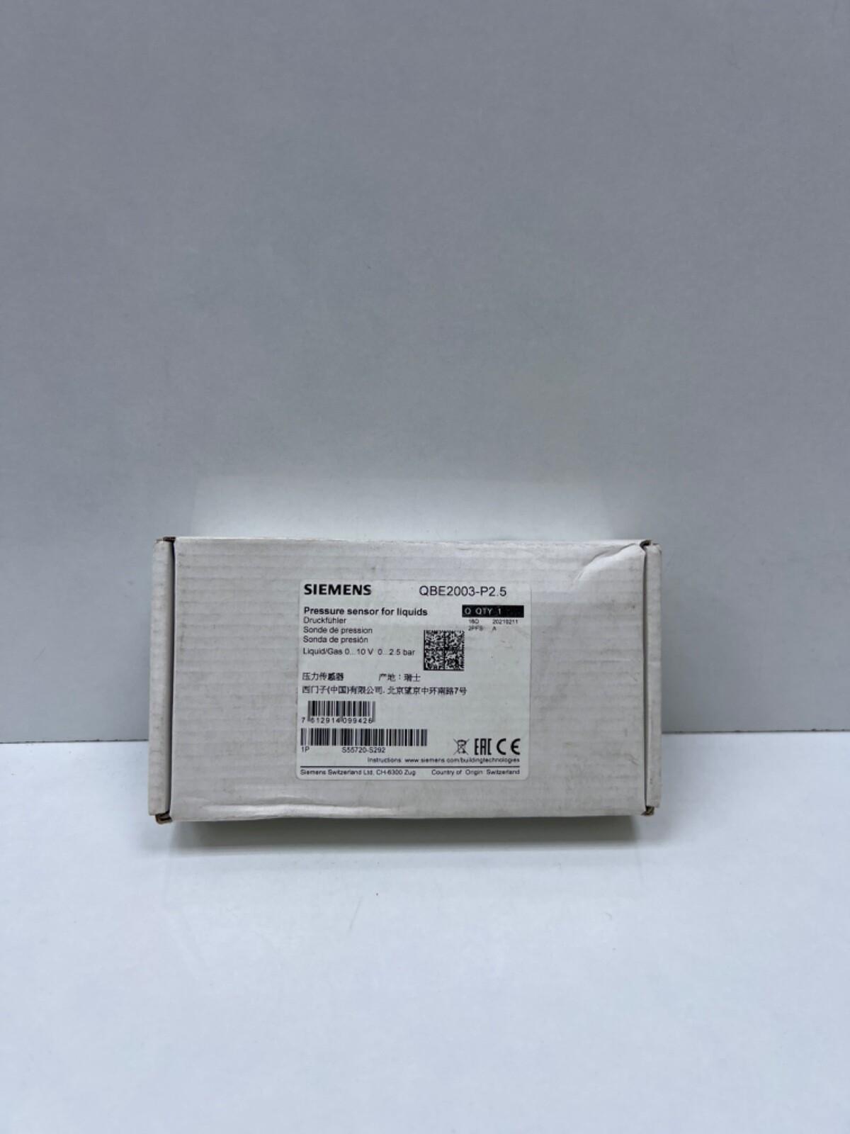QBE2003-P2.5 liquid air body water pressure sensor