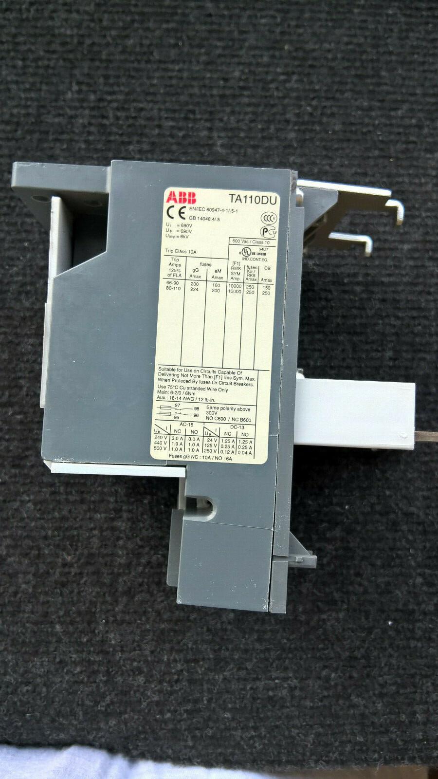 No.1 ALLEN BRADLEY TA110DU All]2