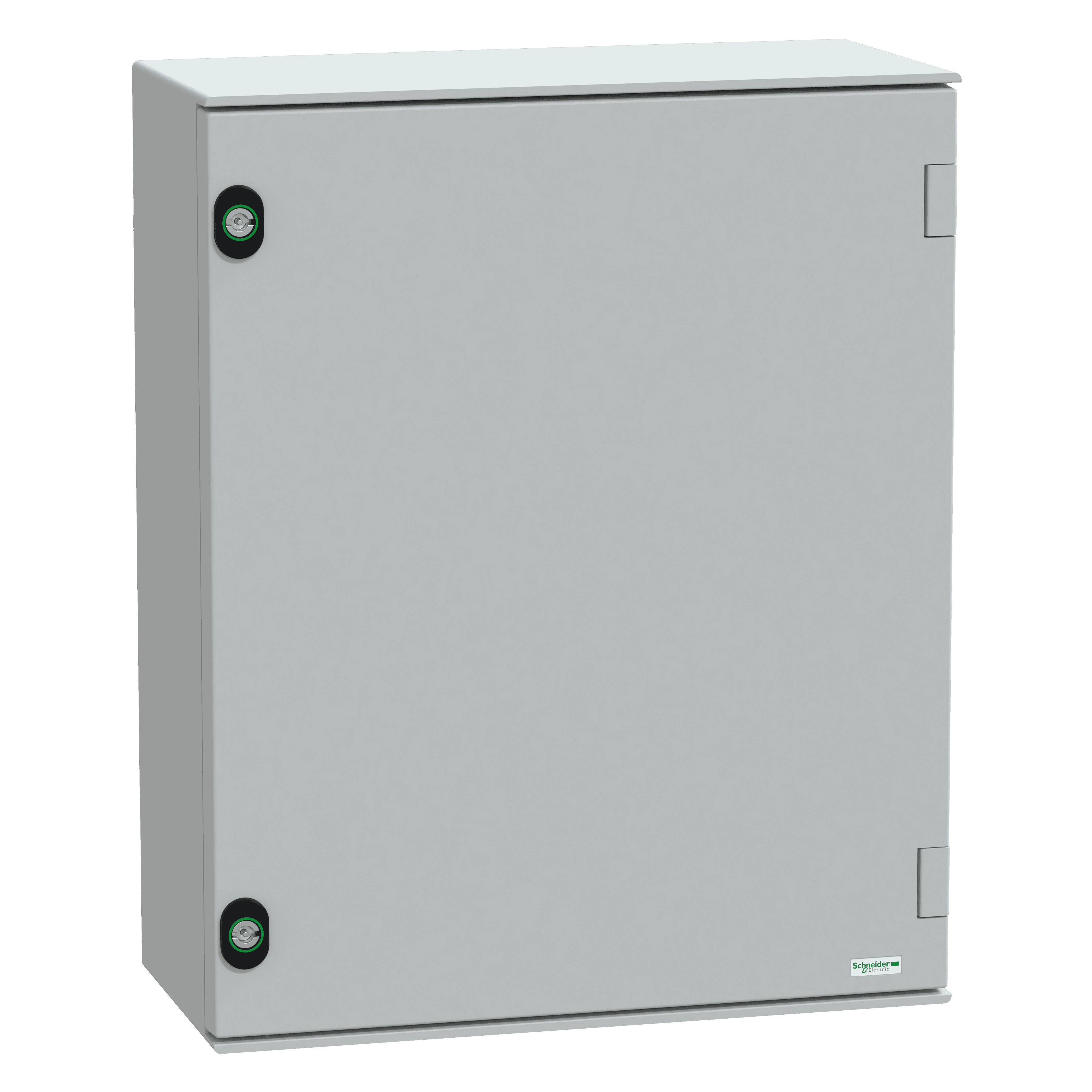 Wall mounted polyester enclosure, Thalassa PLM, plain door, 530x430x200mm, IP66, IK10, RAL 7035