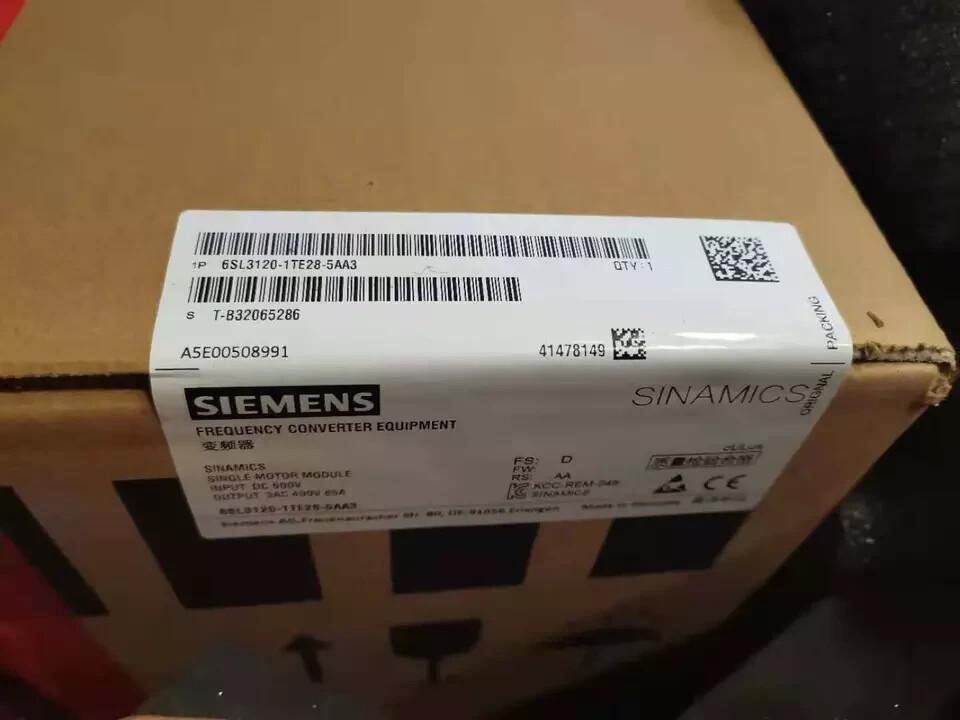 6SL3120-1TE28-5AA3 6SL3 120-1TE28-5AA3 S120 SINGLE MOTOR MODULE