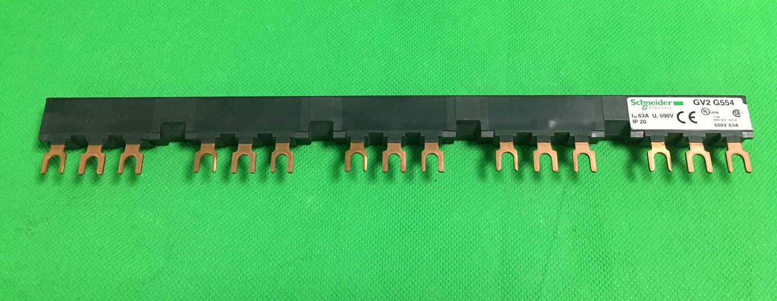 Linergy FT, Comb busbar, 63A, 5 tap-offs, 54mm pitch