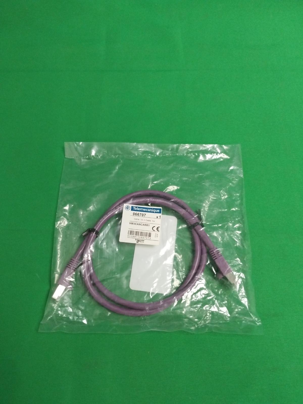 CANopen preassembled cable, for CANopen bus, 1m, 2 x RJ45