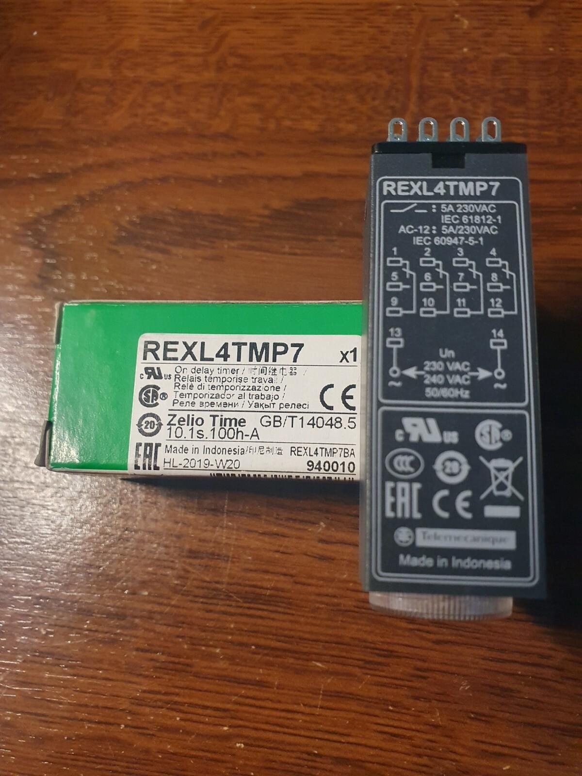 single function relay, Harmony Timer Relays, 5A, 4CO, 0.1s..100h, on delay, 230V AC
