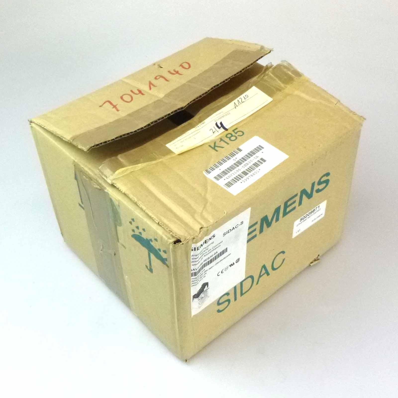 SIDAC 4AV3196-0EB30-0A Original Packaging