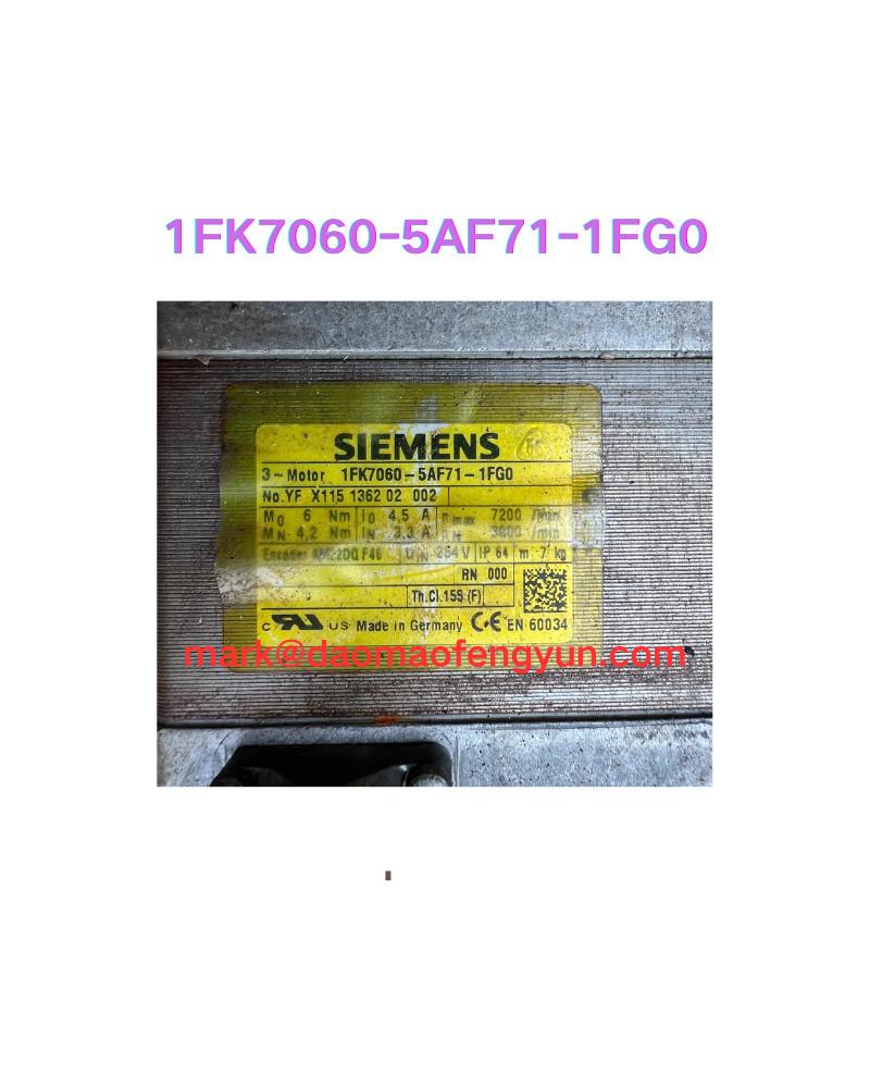 1FK7060-5AF71-1FG0 Second hand motor test OK,