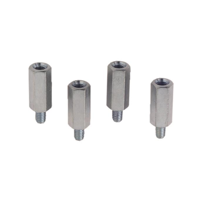 Hexagonal spacers M6 height 20 for raising mounting plates, etc. Supply: 100