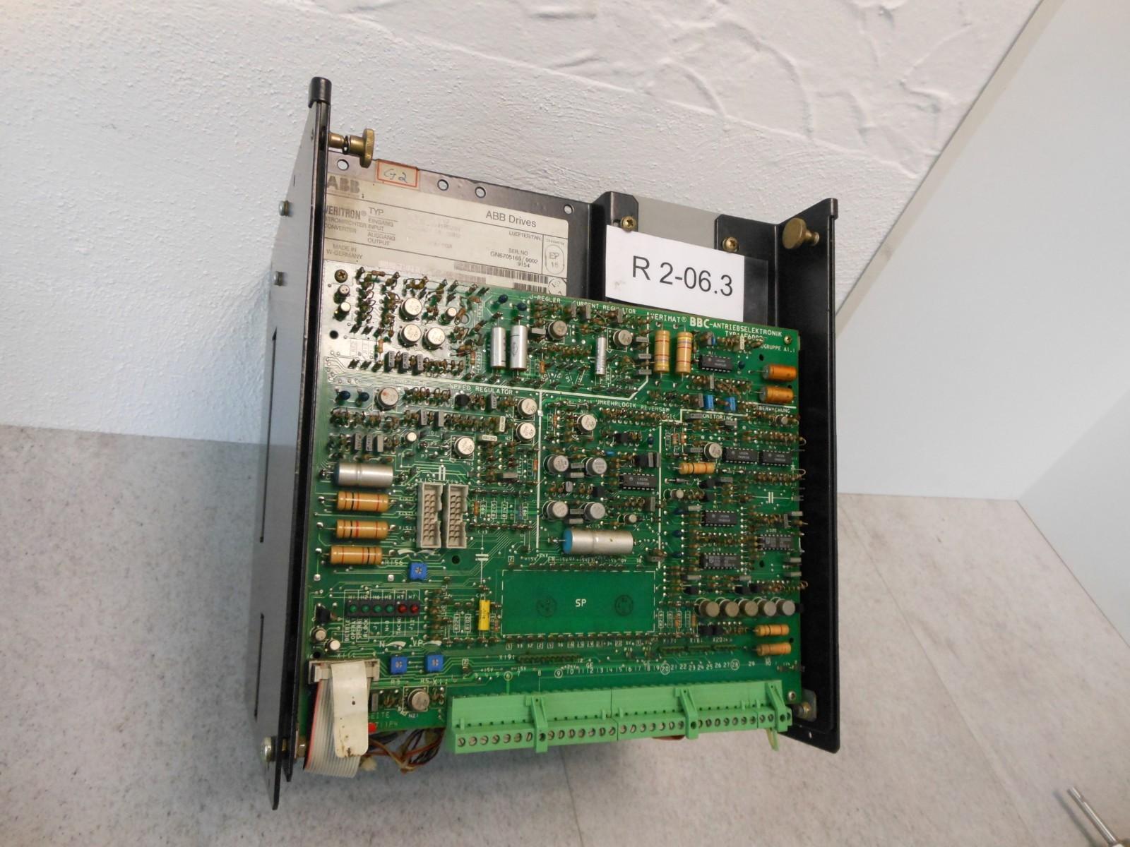 Veritron AAD6201 A, Convertisseur 3ADT218041R6201, En 380VAC Out 0-485 Dcv