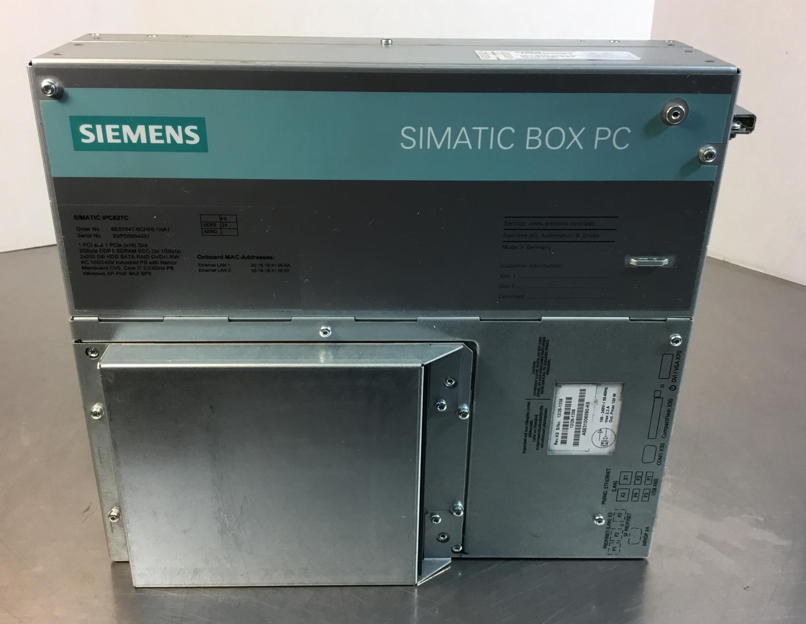 Simatic Box IPC627C 6ES7647-6CH50-1HA1 3B
