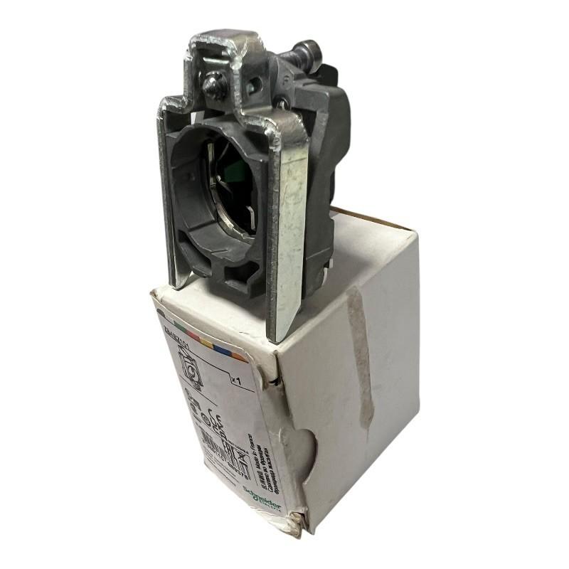 Harmony, 22mm Push Button, XB4B operators, contact block, with mounting collar, 1 NO, screw clamp terminal