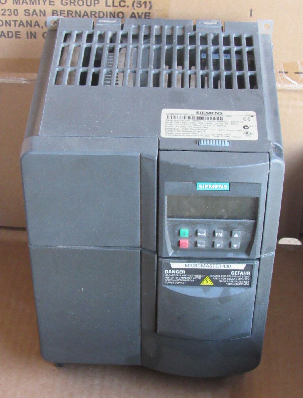 and original 6SE6430-2UD31-1CA0