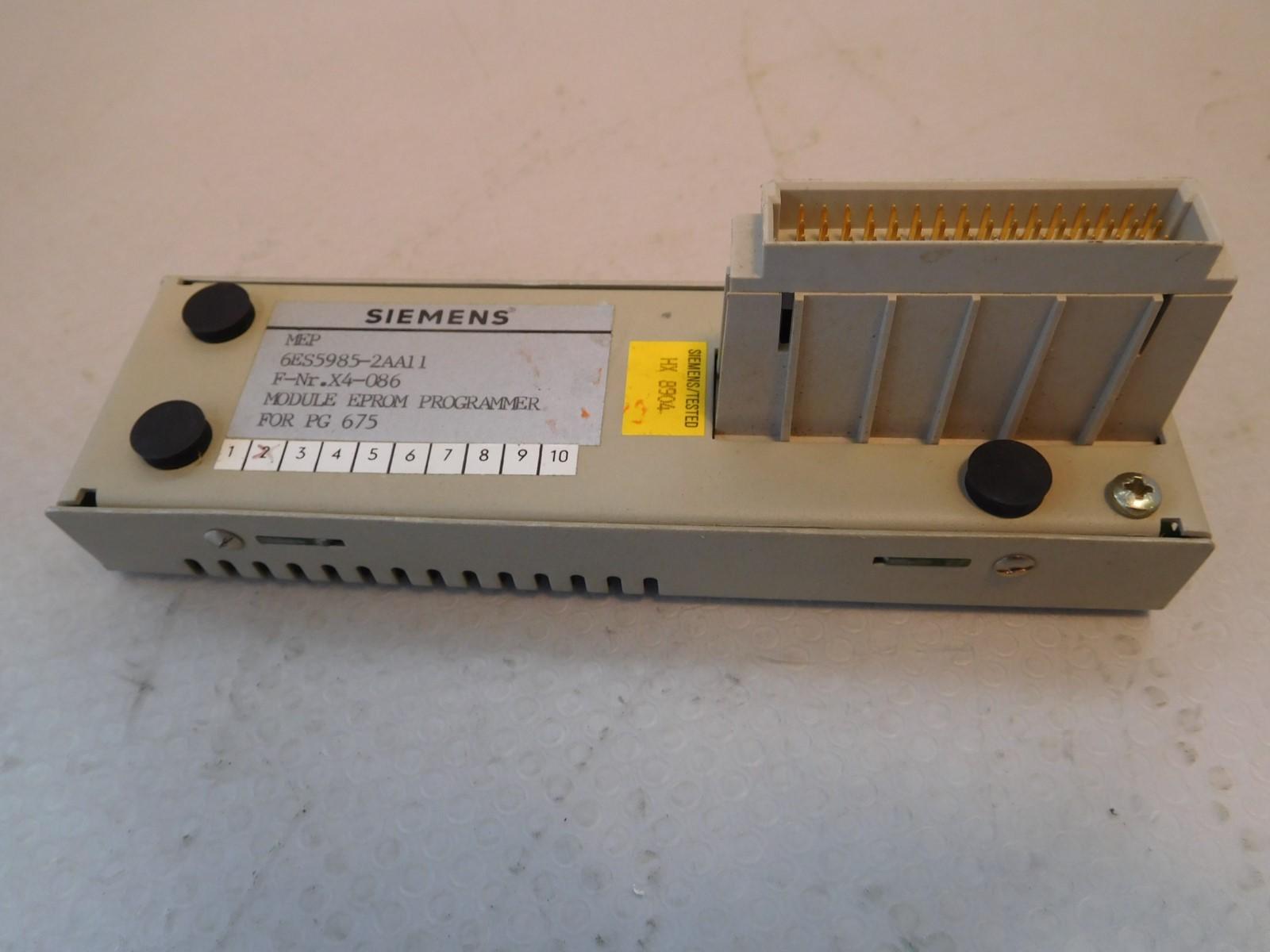 6ES5985-2AA11 Module MEP Programmeur Eprom Pour PG 675 E-Stand: