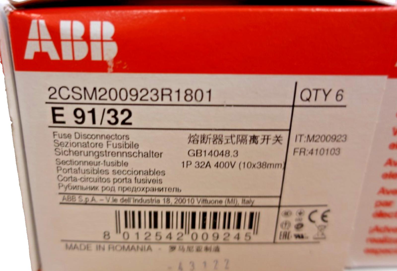 E 91/32 Fuse switch disconnector