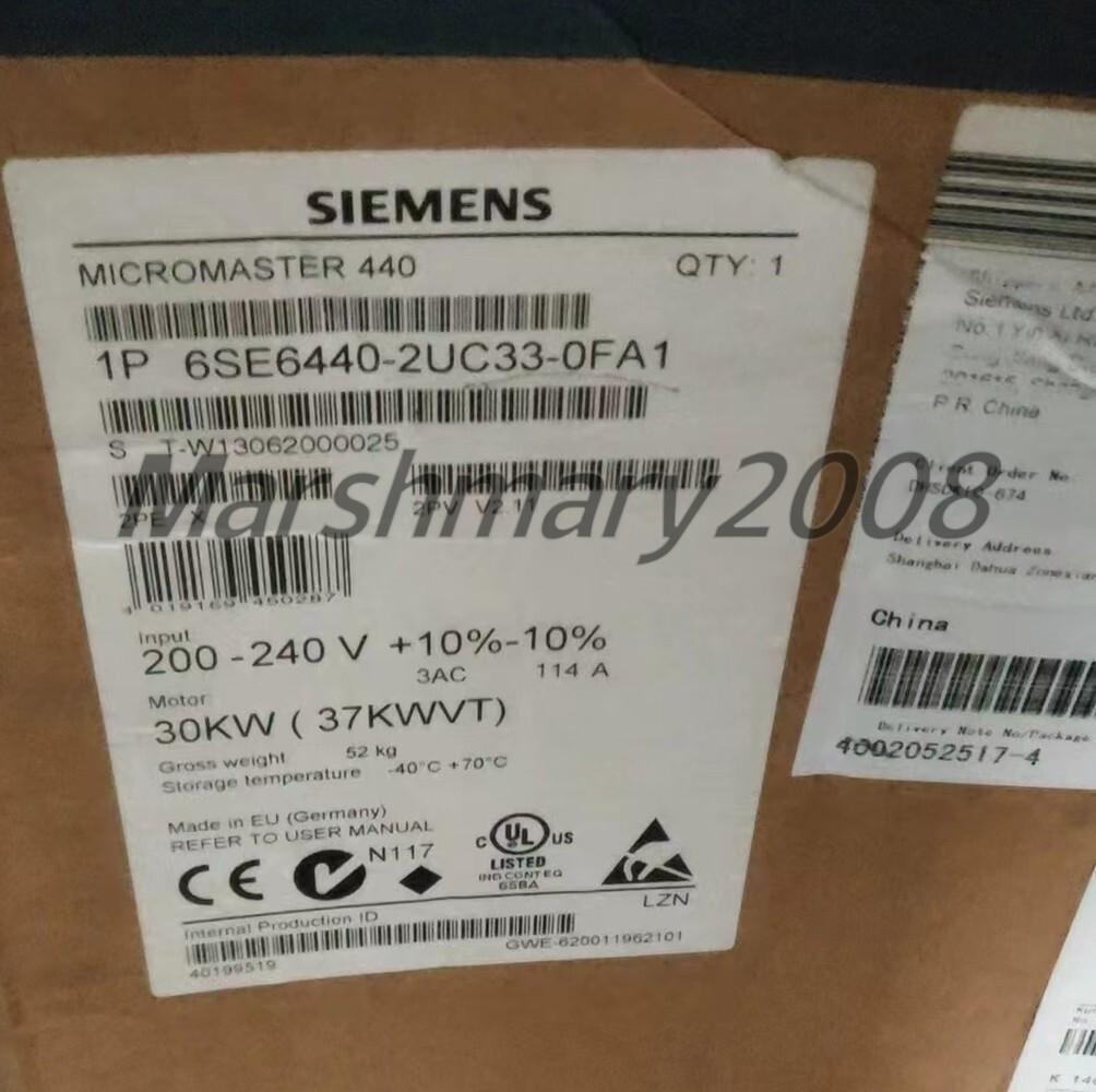 6SE6 440-2UC33-0FA1 6SE6440-2UC33-0FA1 MICROMASTER 440 200-240V 30kW