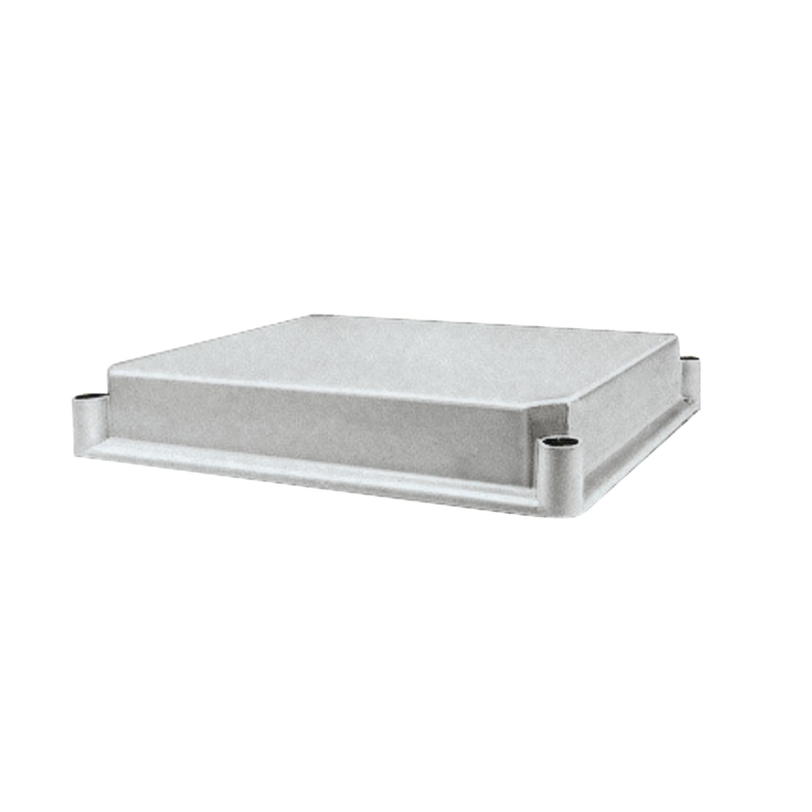Opaque polycarbonate cover 27x54x4.5cm