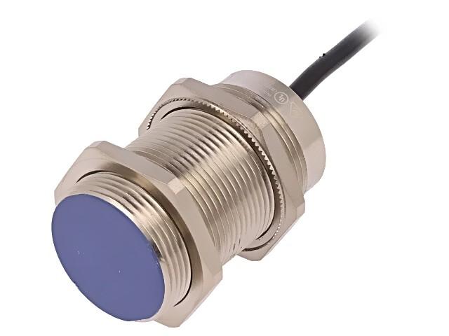 inductive sensor XS1 M30, L57mm, brass, Sn10mm, 12..24VDC, cable 2m